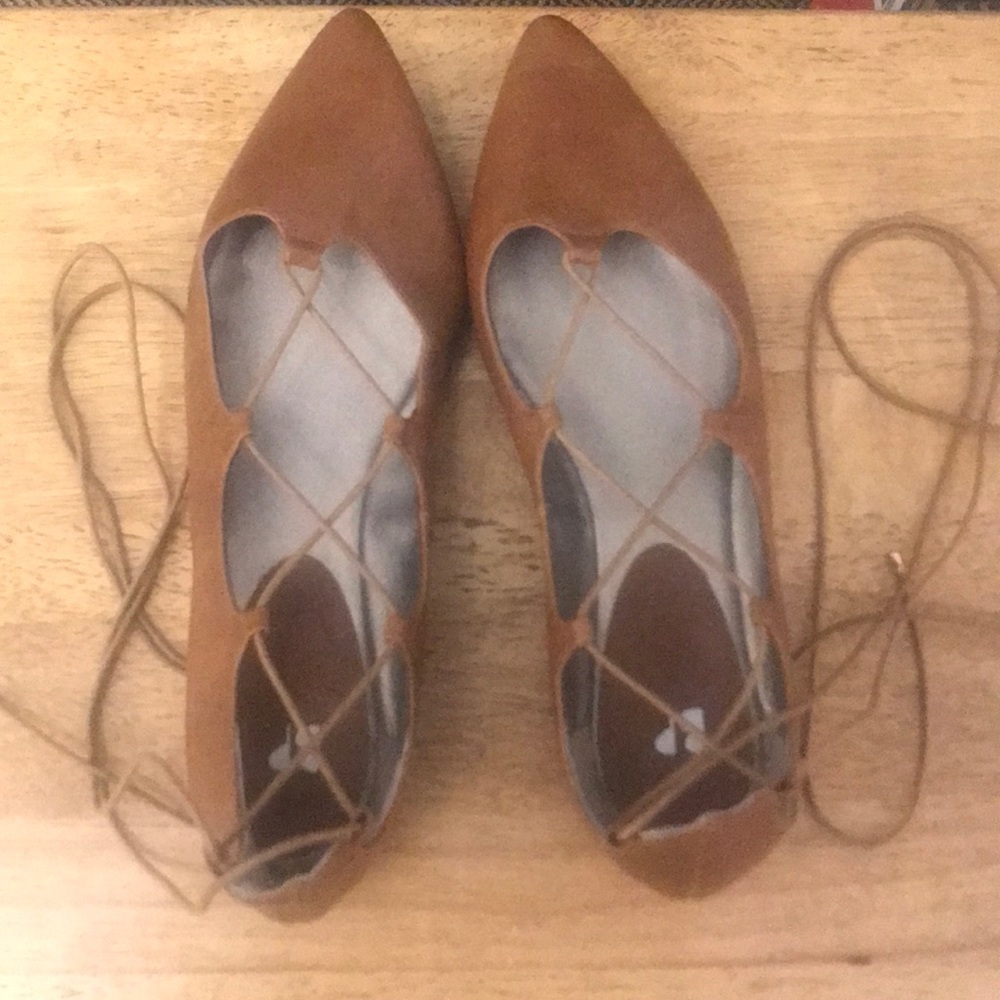 Strappy Flat Lace Up Sandals